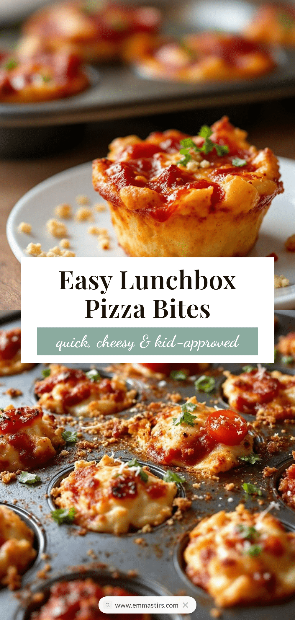 mini muffin tin pizza bites recipe