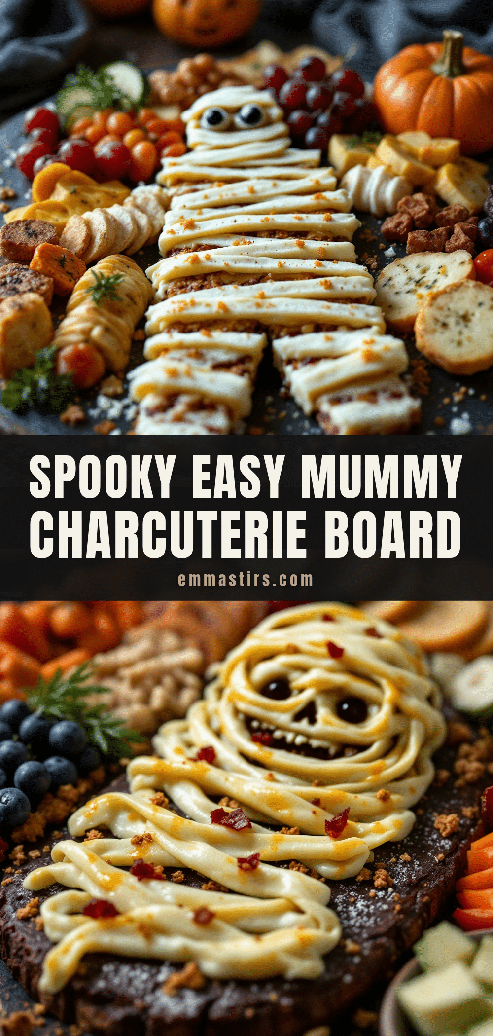 mummy charcuterie board recipe
