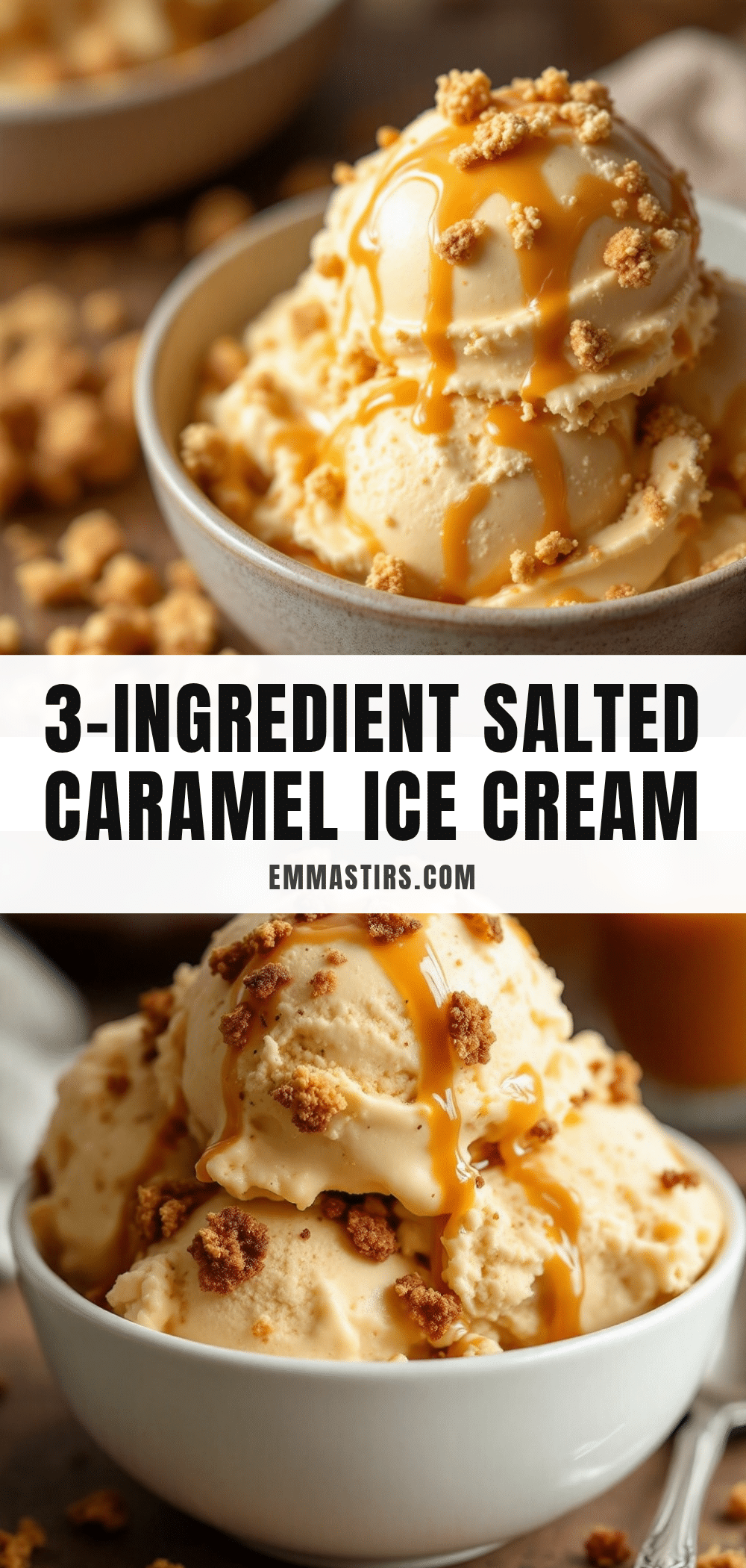 no-churn salted caramel ice cream recipe