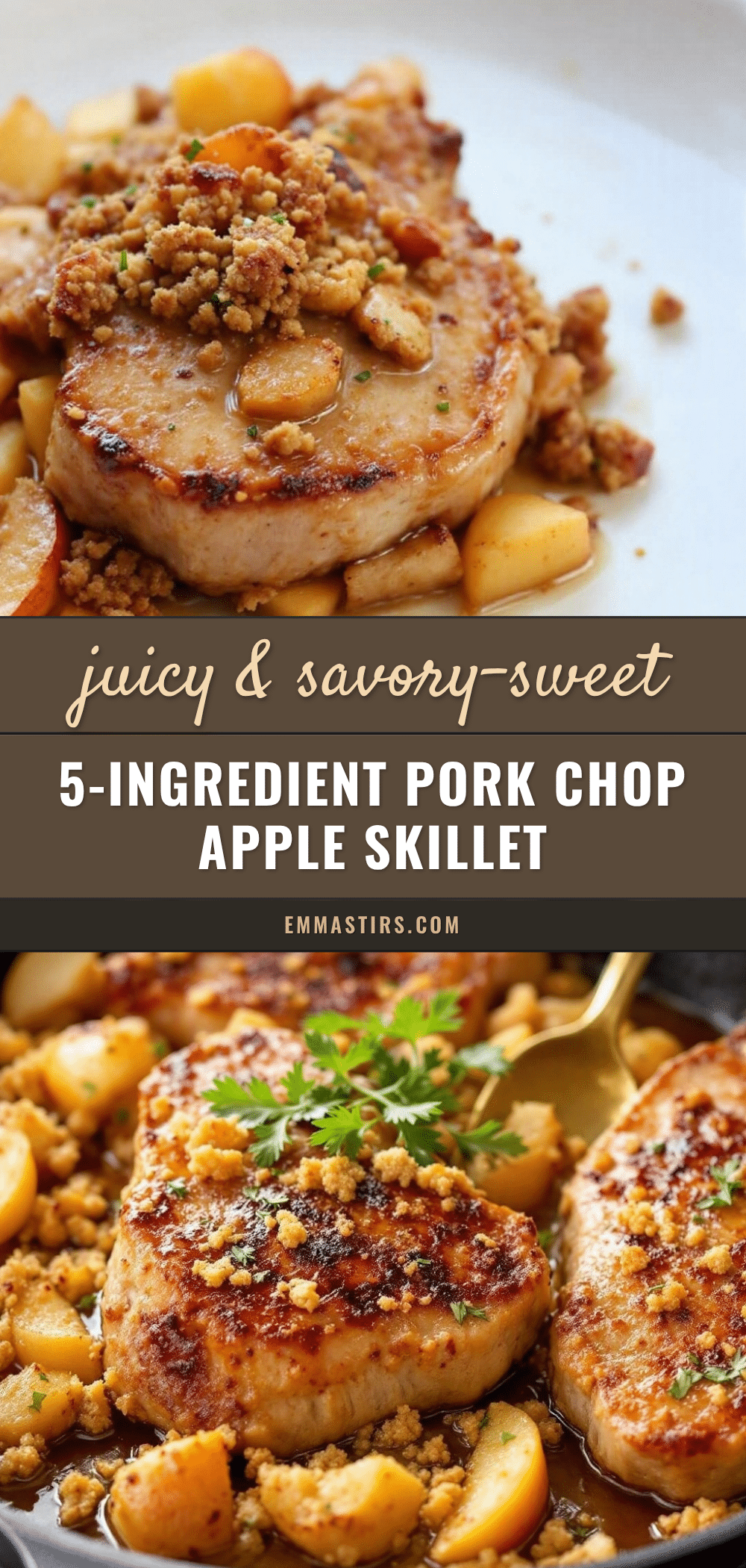 pork chop skillet with apples recipe