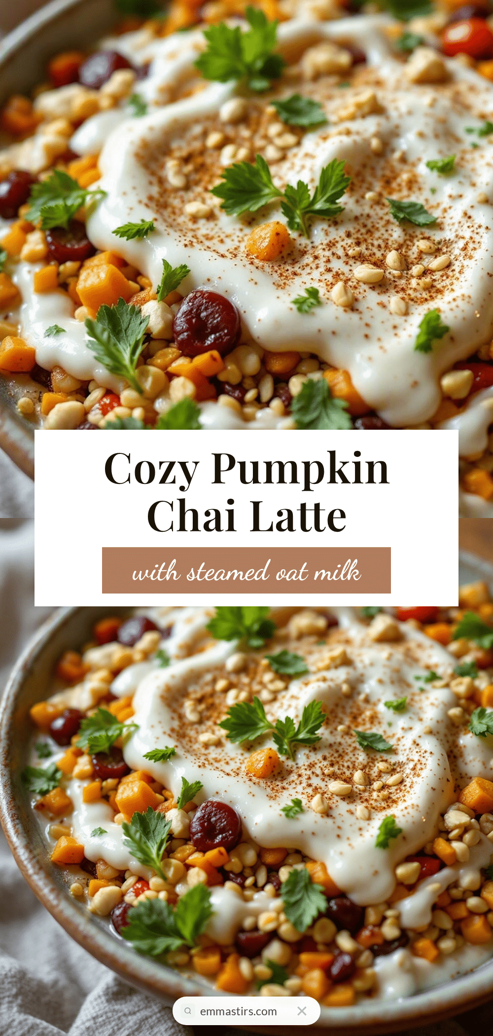 pumpkin chai latte with oat milk recipe