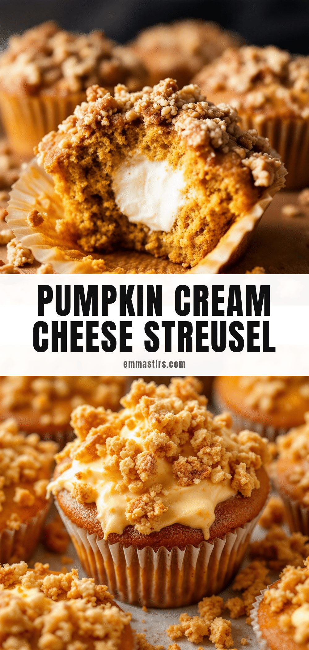 pumpkin cream cheese muffins recipe