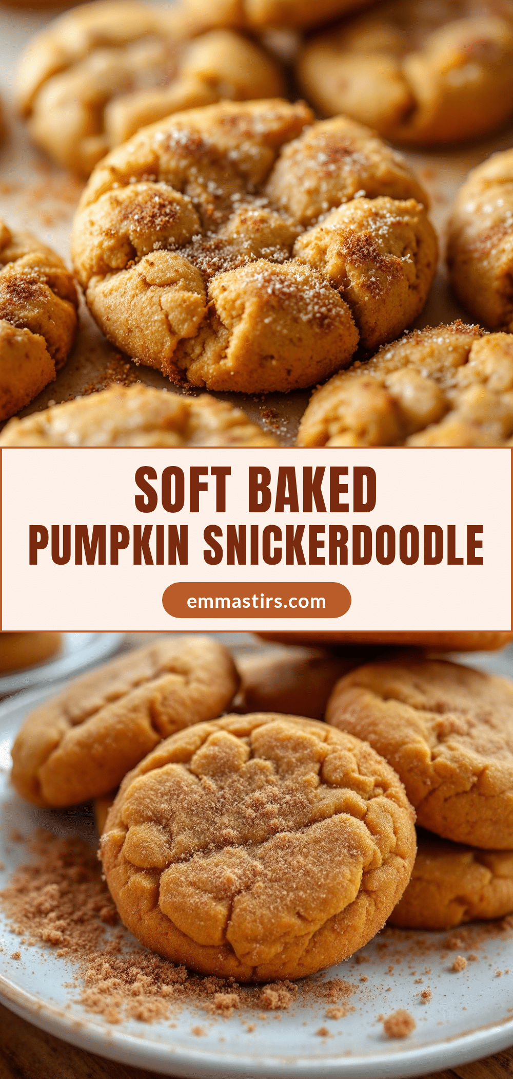 pumpkin snickerdoodle cookies recipe