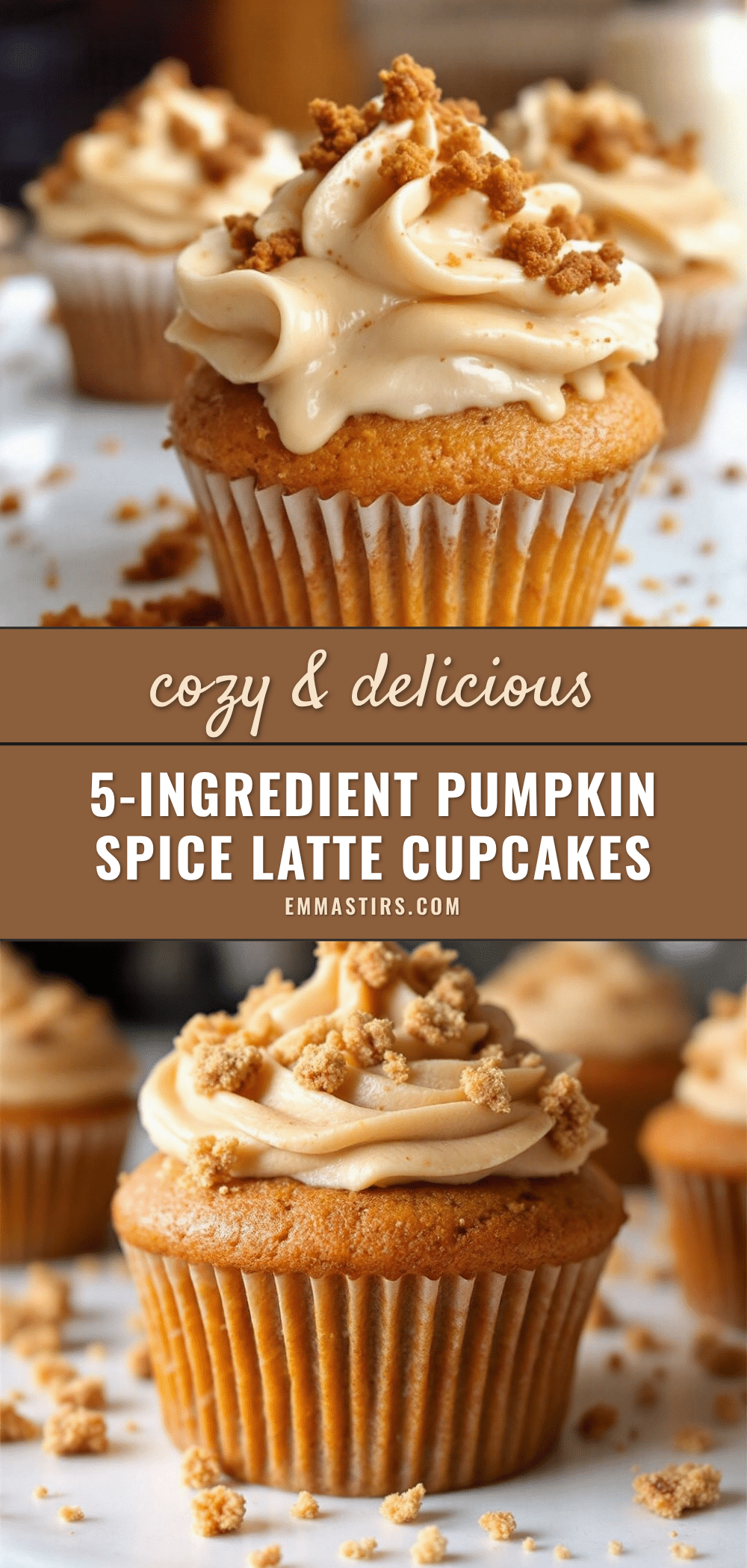 pumpkin spice latte cupcakes recipe