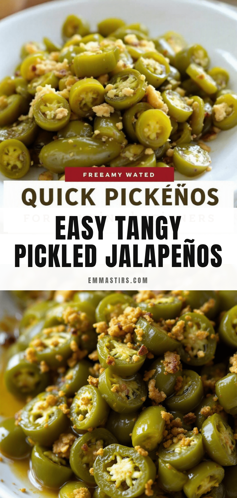 quick-pickled jalapeños for canning beginners recipe