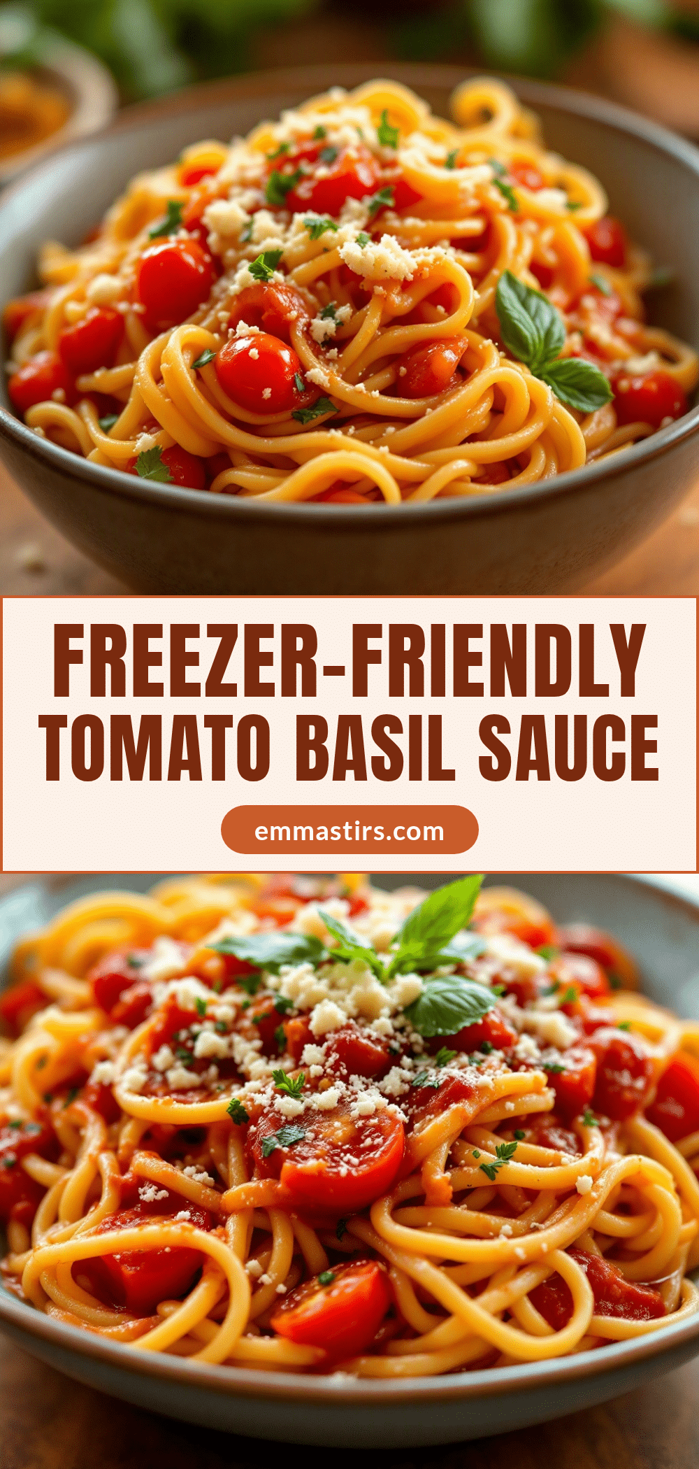 Roasted cherry tomato basil sauce recipe