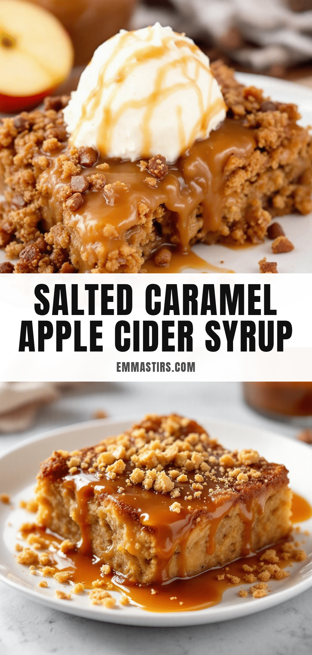 Salted Caramel Apple Cider Coffee Syrup recipe