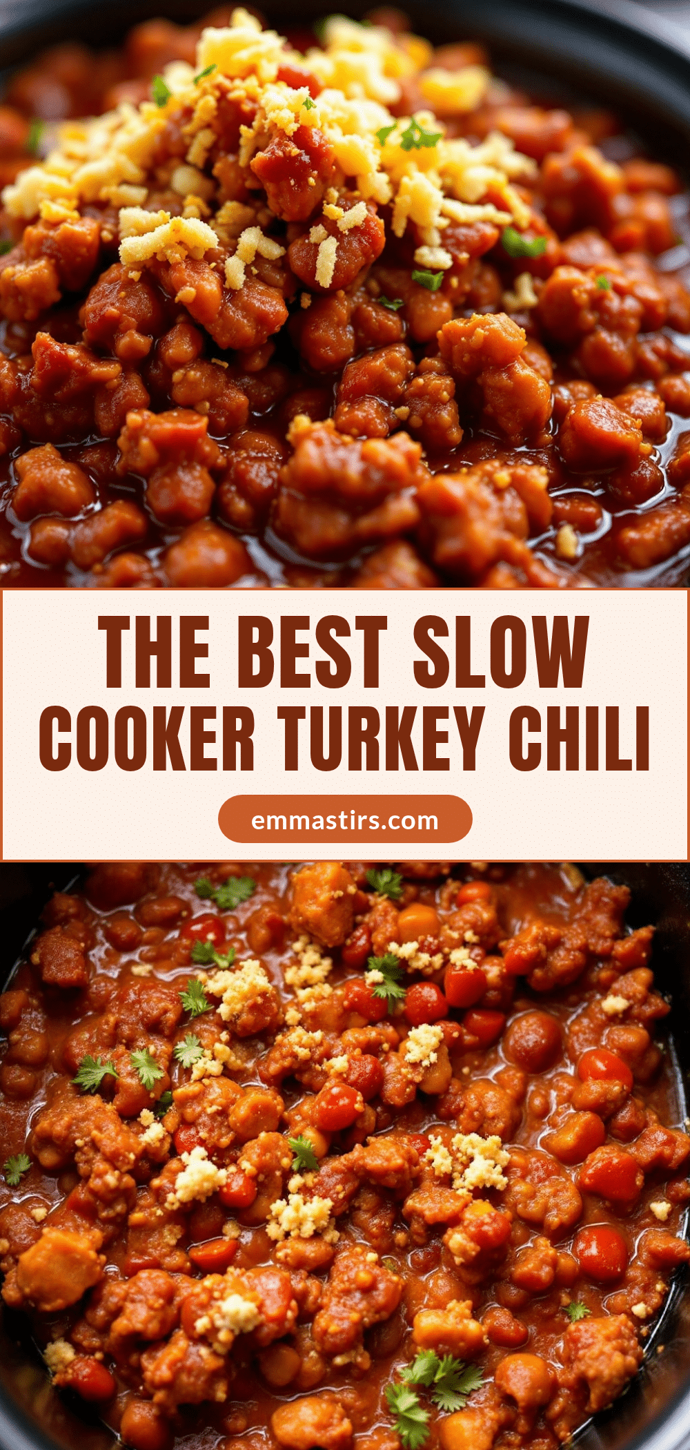 slow cooker ground turkey chili recipe