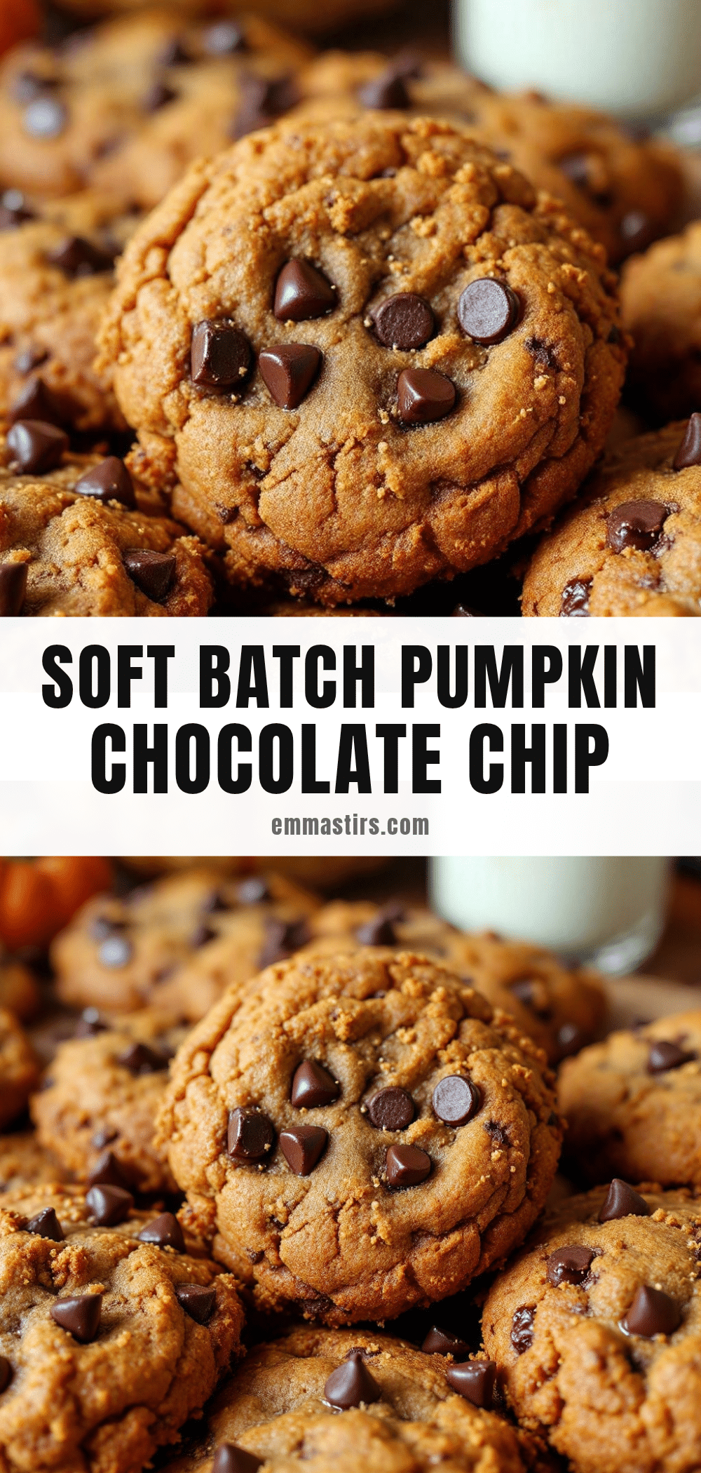 soft batch pumpkin chocolate chip cookies no chill recipe