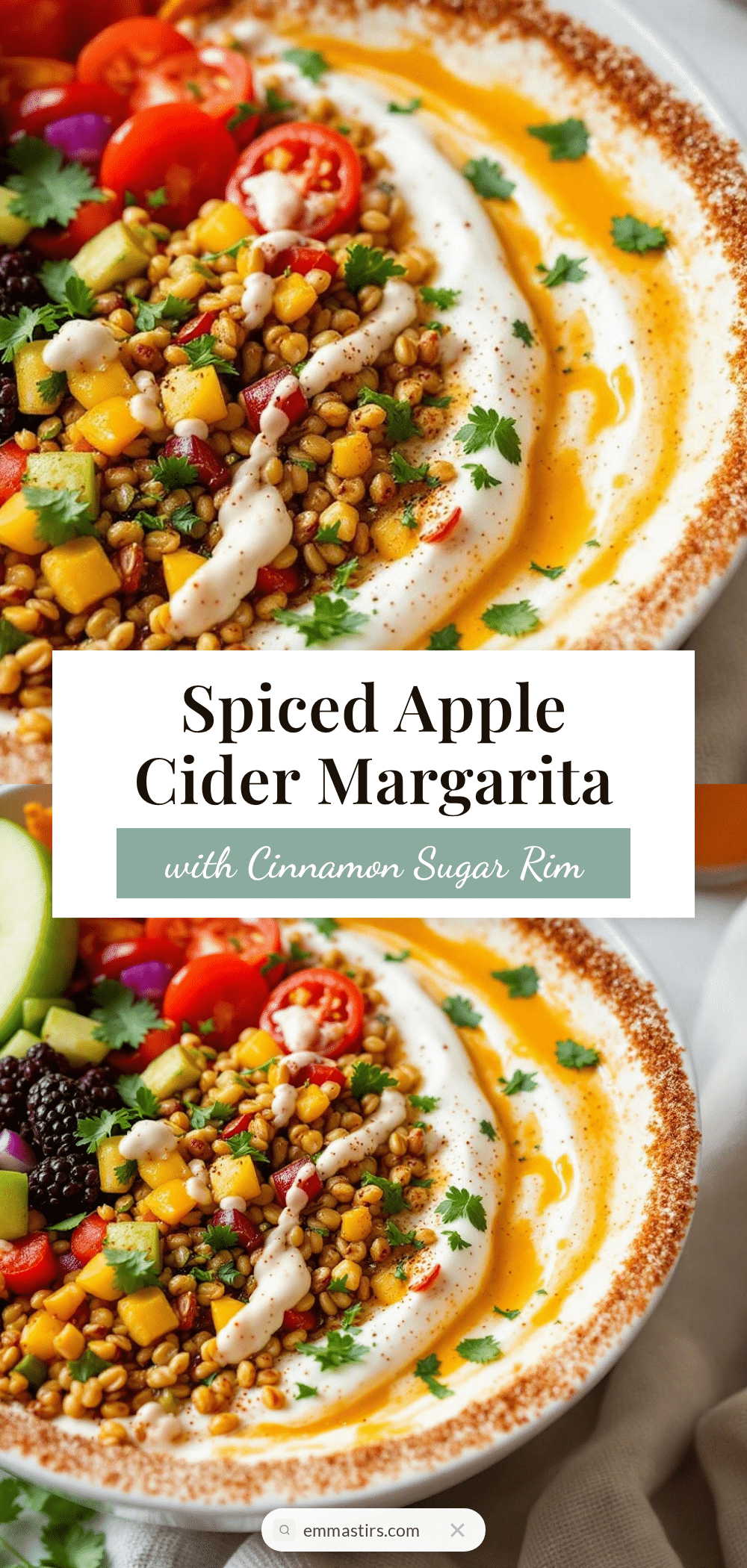 Spiced Apple Cider Margarita recipe
