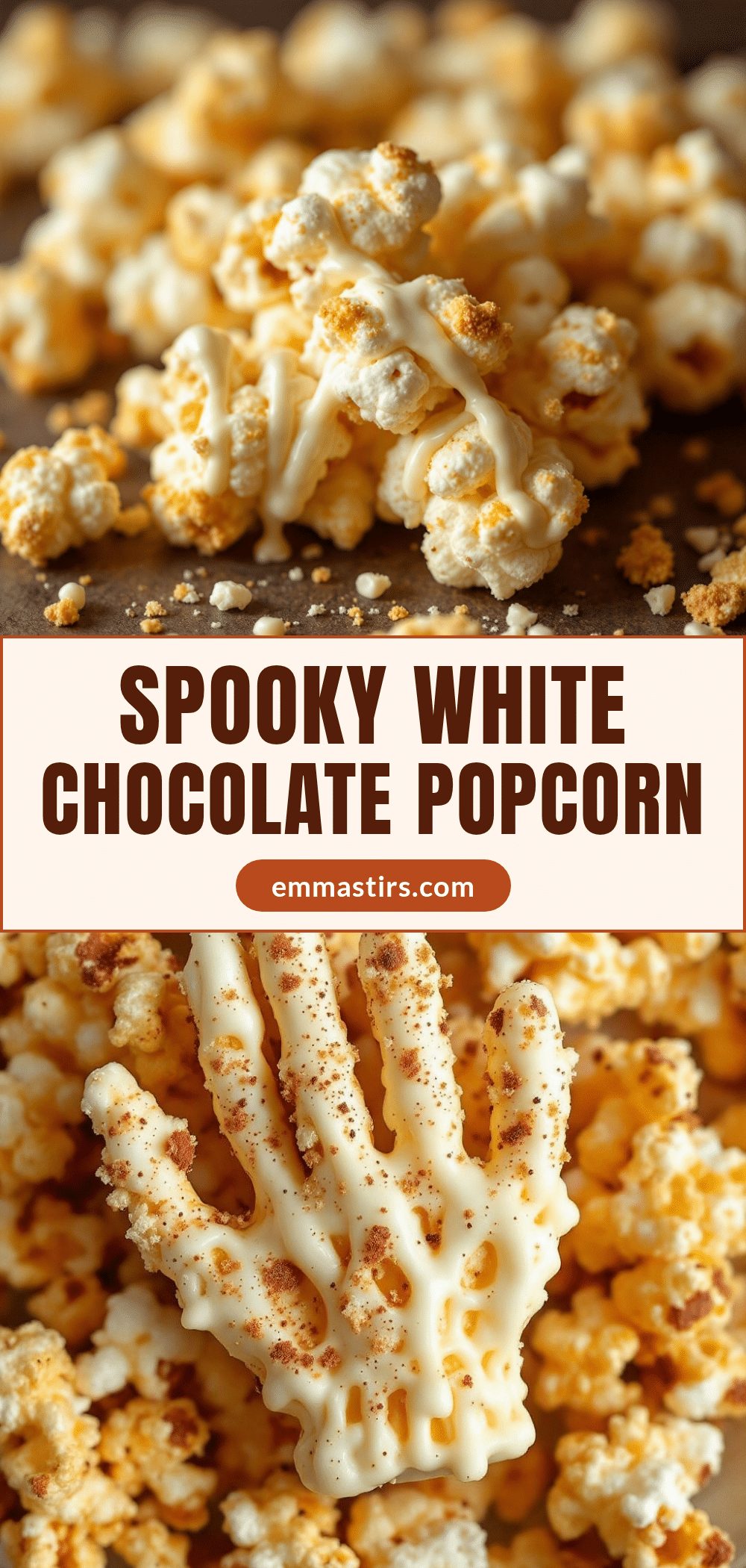 spooky white chocolate popcorn hands recipe recipe