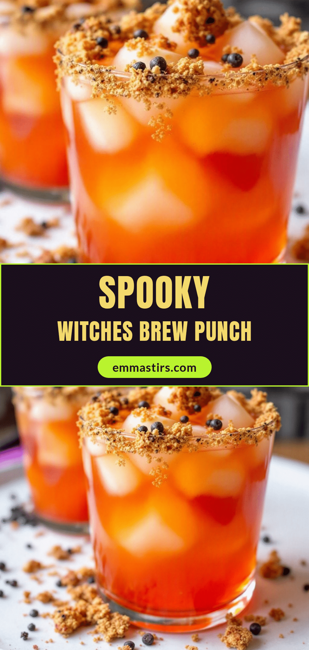 spooky witches brew halloween punch recipe