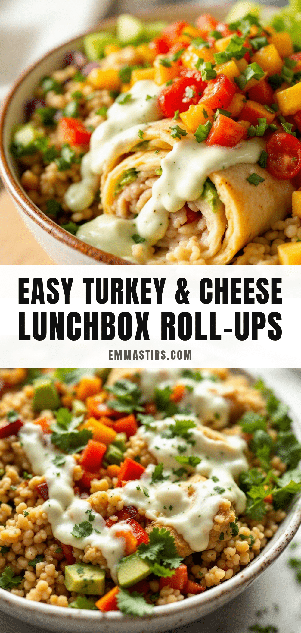 turkey and cheese roll-ups recipe