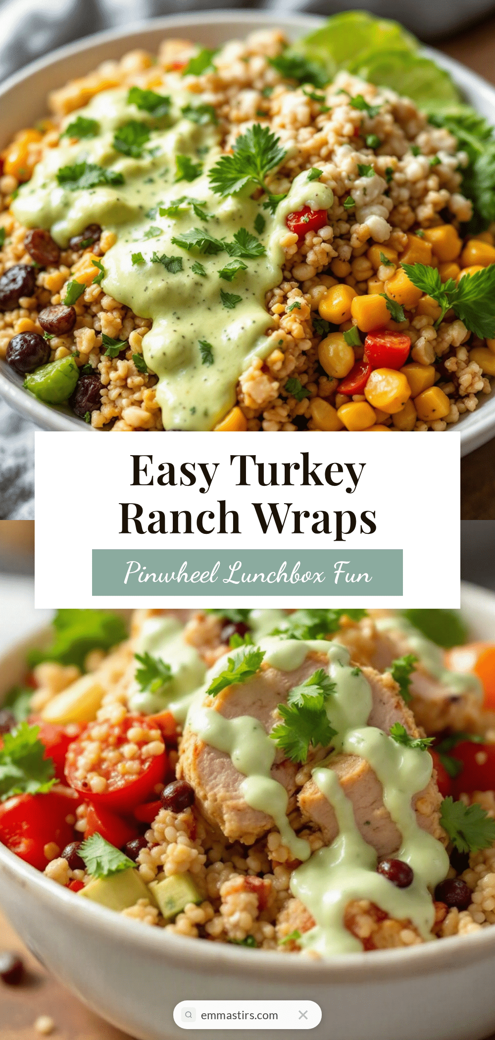 turkey ranch pinwheel wraps recipe