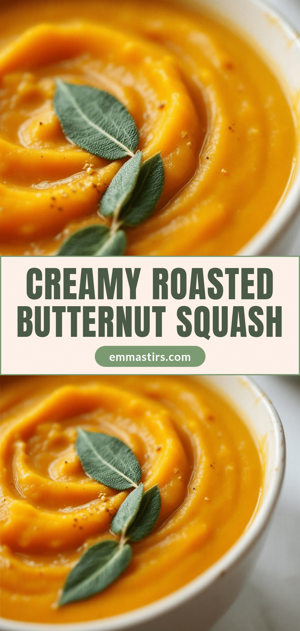 creamy roasted butternut squash soup recipe