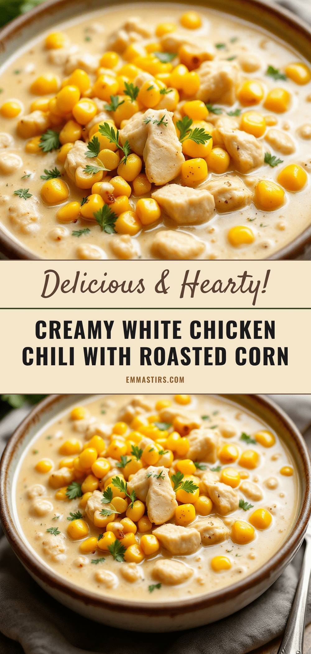 creamy white chicken chili recipe