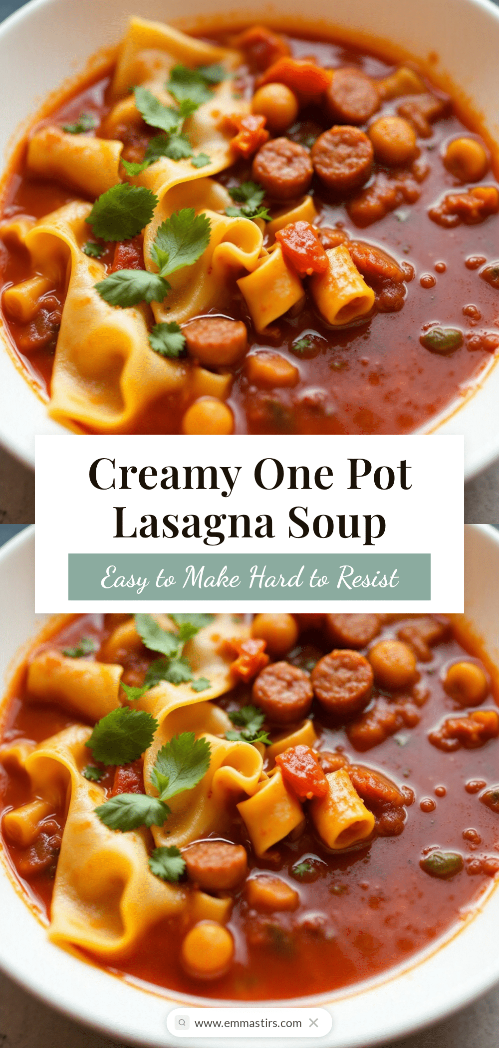 one-pot lasagna soup recipe